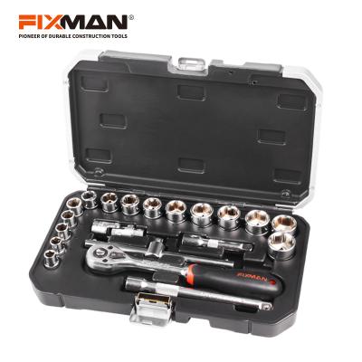 China Repair Professional 20 Pcs Cr-V Socket Set 3/8