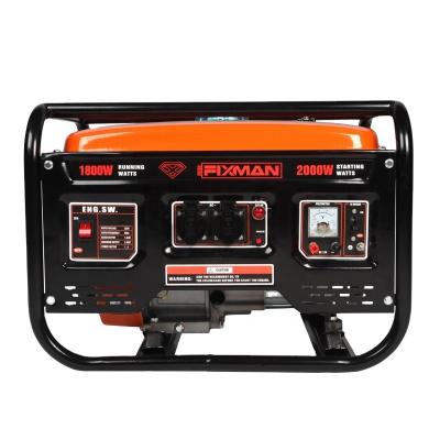 China Small Generator Supply Electric Power FIXMAN Outstanding Quality Electric Tools 220V Engine Gasoline Generator for sale