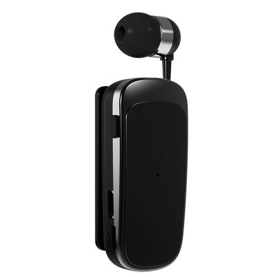 China Ergonomic design & IPX5 Waterproof Business Earphone In Ear Stereo V4.0 Clip On Retractable Headset for sale