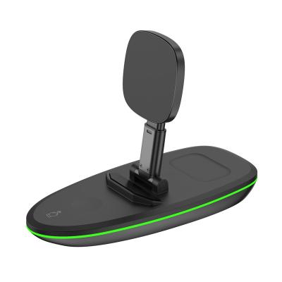 China Qc1.0 3 in 1 Wireless Charging Dock for Apple Products Fast Charger Stand Wireless Dock for Iphone 12 13 pro max for sale