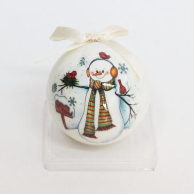 China Indoor Christmas / Door Decor Crystal Printing Christmas Led Ball Wholesale for sale