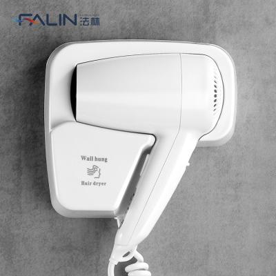 China Falin FL -2101A Hotel Hair Dryer Hotel Hair Dryer 1300 Watt ABS Electric Hair Dryer Wall Mounted Hair Dryer For Hotel for sale