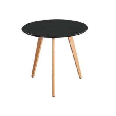 China MDF Table Legs Wooden Coffee Table Round Centerpiece Modern Furniture MDF Wooden Dining Table Room Table for sale