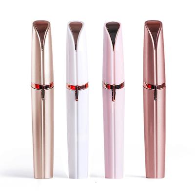 China Plastic Electric Eyebrow Pens Razor Eyebrow Razor Pen Hair Trimmer Women Facial Shaver for sale