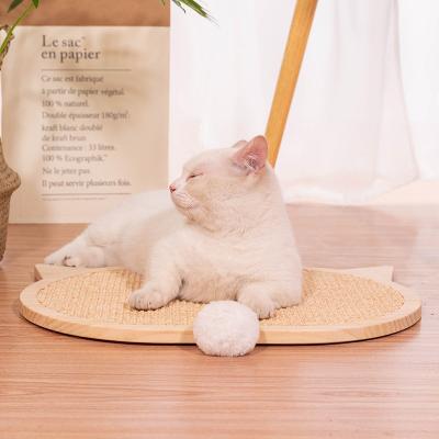 China Wear Resistant Cat Nest Size Sisal Toy Cat Claw Board for sale