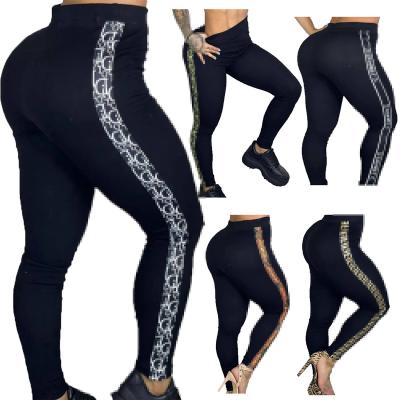 China 2022 Women Designer Breathable Sport Gym Leggings Print High Waist Leggings Yoga for sale