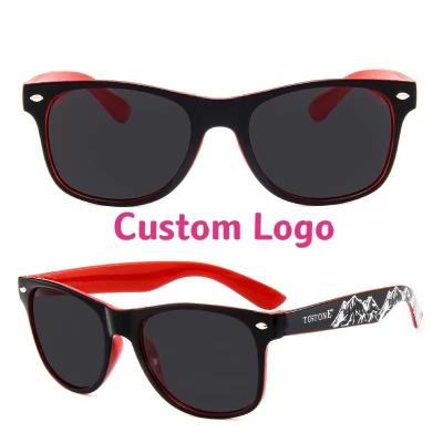 China Wholesale high quality custom logo sunglasses mirror custom sunglasses logo case for sale