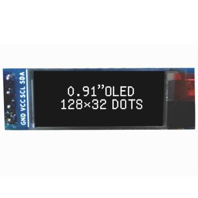 China DIY 0.91 inch I2C 12832 OLED display module monochrome oled display for sale