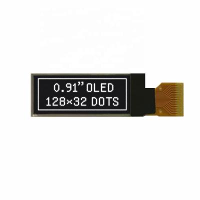 China 0.91 Inch 128x32 I2C OLED Display White / Blue Color With SSD1306 Driver 0.91 Inch for sale