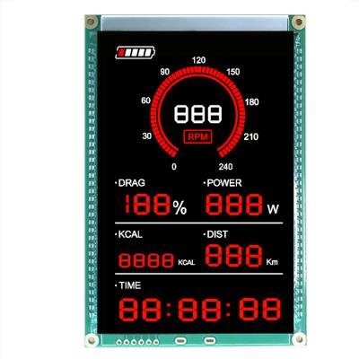 China Custom VA 7 Segment LCD Display With Backlight White Led Monochrome 7 Segment LCD ENH-SS916043-01 for sale