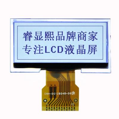 China Manufacturers Small 1.4 Inch Monochrome Tooth Dot Matrix 128x48 Lcd Graphic Display for sale