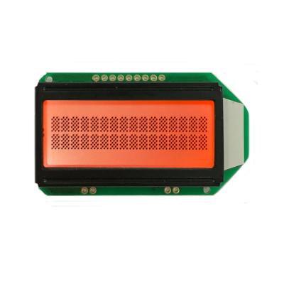 China Custom Character 16x2 LCD Display With Blue And Orange Backlight 43.50x30.0mm for sale