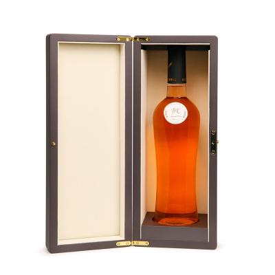 China Handmade OEM/ODM High Luxury Wooden Wine Packaging MDF lacquer Finish Wine Bottle Box for sale