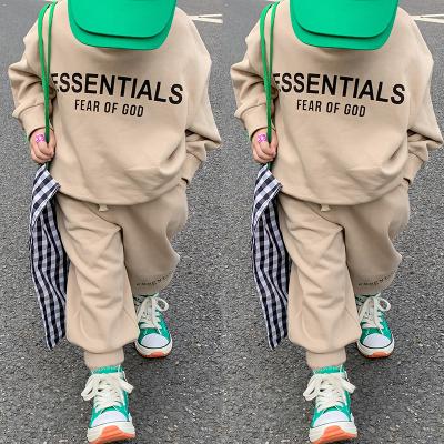 China Casual Spring Korean Children Clothes Kids Jogger Sets Toddler Girls Clothing Sets for sale