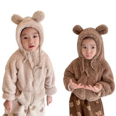 China Breathable Children's Winter Clothes Soft Warm Thick Kids Hoodies With Cashmere Girls Coat Outwear for sale