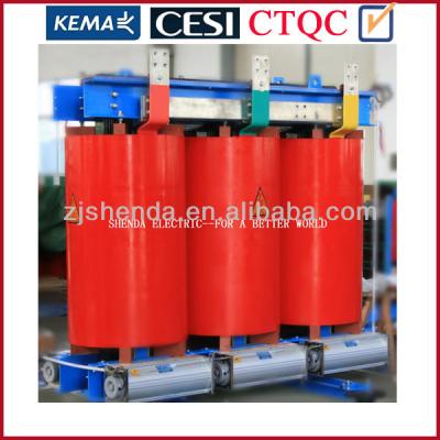 China Power 2500kva 10kv 11kv 15kv 3 Phase Cast Resin Dry Type Transformer for sale