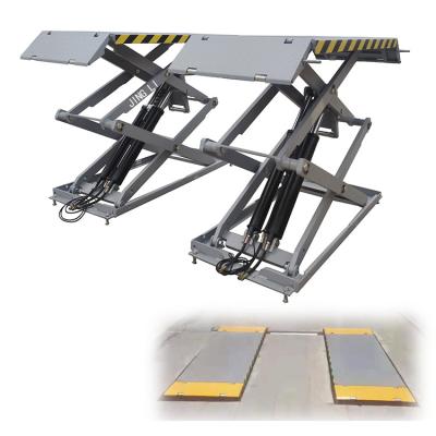 China Hydraulic Car Scissor Lifter 3.5t Capacity Scissor Lift Scissor Lift Equipment 3500KG for sale