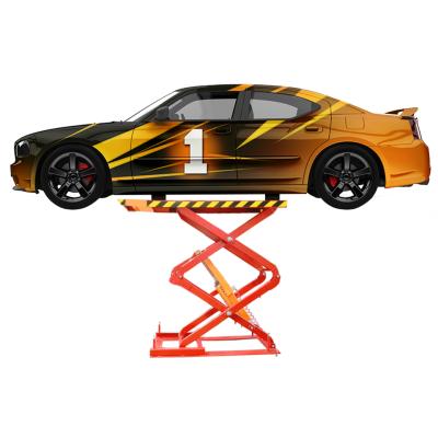 China Hot Selling High Quality Car Lift 6000lbs Automatic Car Hoist Scissor Lift With Adapters Inground Car Lifter 3T for sale