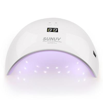 China Quick-drying Glue is Not Black Hand UV Led Lamp SUNUV SUN8Plus 36W Drying Nail Dryer Time Display Sensor Control Popular UV Lamp Curing UV LED Nail Gels for sale