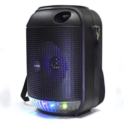 China Good Quality LED Light Sound Quality Plastic Case Party Speaker OEM 8 Inch Dual Speaker BT DJ Party Colorful Outdoor Professional Karaoke for sale