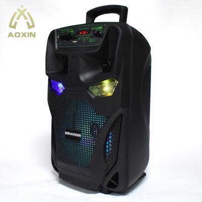 China Wholesale 8w Video Outdoor Portable Audio Player Manufacturer Aoxin Display Information Wireless Stereo for sale