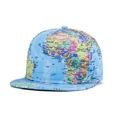 China COMMON Custom Design With Digital Printing Card Pattern Snapback Hat for sale