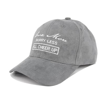 China 6 Panel Embroidery Suede COMMON Custom Dad Hats With Metal Strap Wholesale Baseball Cap for sale