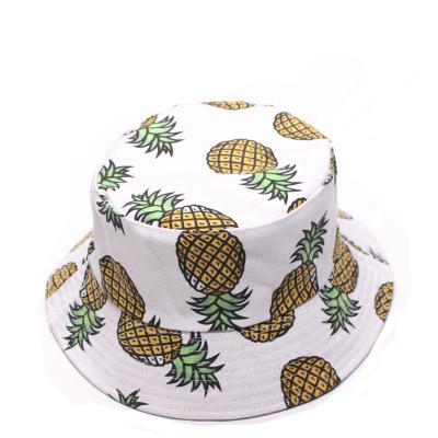 China Custom Made Funny Character Color Wholesale Orange Fruit Bucket Fishing Hat for sale