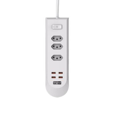 China Multifunctional Brazil Smart Socket Charging Modern Simple Electric Extension Quick Socket Outlet for sale