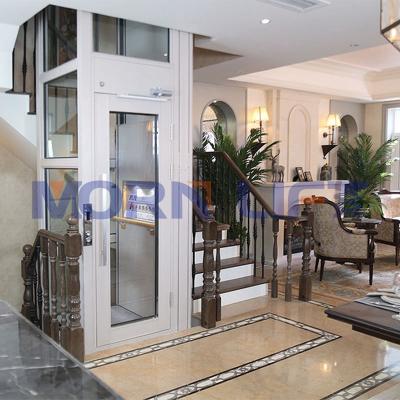 China Chinese Customizable Indoor Outdoor Vertical Hydraulic Home Elevator Small Residential MORNING Home Elevator with CE ISO for sale