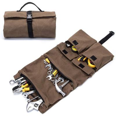 China The multifunctional practical nylon carry handles of PU tool bags etc. Polyester Oxford Canvas Bags Oxford Canvas Electrician Toolkit for sale