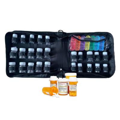 China Fashion Medical Supplies Pill Bottle Portable Organizer Travel Medicine Bag for sale