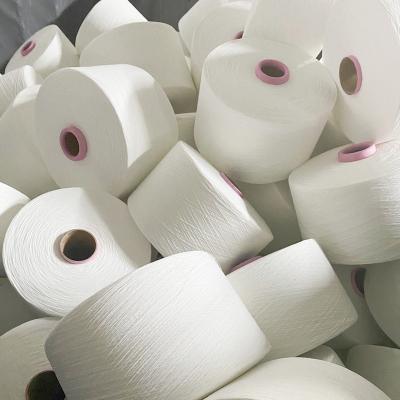 China Anti-Bacteria Spun Yarn Eco-Friendly 100% Polyester Spun Yarn Low Price 21S 22S 26S for sale