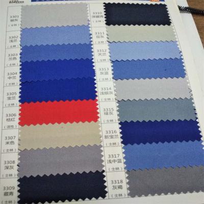 China 65 Polyester 35 3/1 Cotton TC Organic Woven Twill Plain Dyed Fabric For Garment for sale