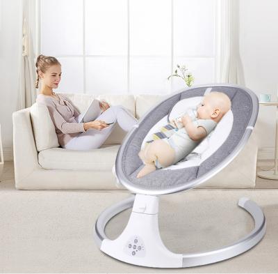 China Eco-friendly Baby Cradle Manufacturer Materials Cot Baby Electric Rocking Swing Chair Small MOQ Customized Electric Baby Swing for sale