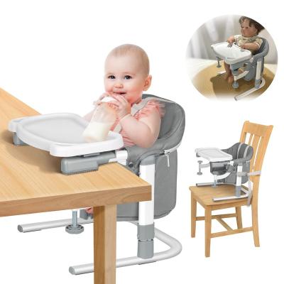 China Restaurant Home Baby Kids Travel Solid Wood Feeding Booster Portable Foldable CLIP ON Dining Table Baby Eating Hook Umpire Chair For Todlder for sale