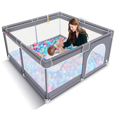 China Safety Protection Toddler Fence Indoor and Outdoor Child Safety Activity Center Play Yard Barrier for Toddlers Extra Large Baby Playpen with Gate for sale