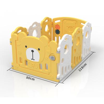 China Playpen Indoor Multi Function Plastic Baby Safety Fence 6 in 1 for Babies and Toddler Baby Play Area Barrier for sale