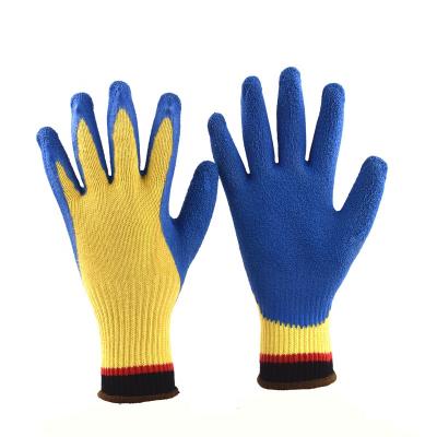 China Improve Grip Wholesale Cotton Knit Mutilpurpose Abrasion Resistance Latex Dipped Rubber Palm Coated Work Gloves for sale