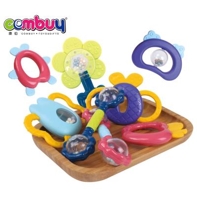 China Musical Toy Newborn Gifts Infant Kit Silicone Soft Toys Teething Baby Rattle Music for sale