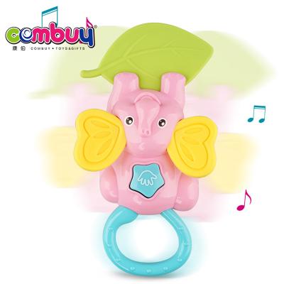 China Cartoon Musical Music Set Baby Rattle Funny Toy Elephant Plastic Toy for sale