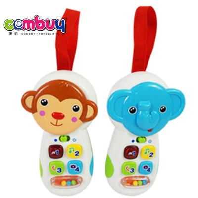 China Toy Educational Battery Operated Light Cartoon Animals Set Baby Mobile Music Study for sale