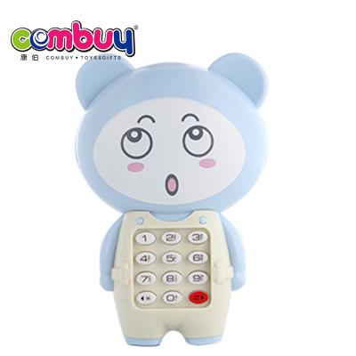 China 6 Months Mini Light Music Mobile Baby Toys Battery Operated Cartoon Toy Phone for sale