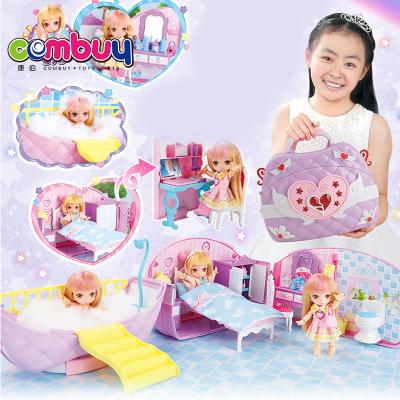 China Battery Operated Toy Magic Bag Kitchen Bedroom Kids Pretend To Play Interactive Toys Baby - Dollhouse Set for sale