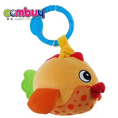 China Music Rattle Teether Toys Cartoon Bell Ringer Baby Game Teether Animal Plush Toy for sale