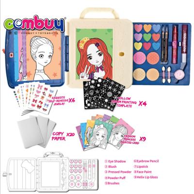 China Drawing board makeup book toy girl painting cosmetics pretty pretend play drawing board makeup book toy girl painting cosmetic pretty for sale