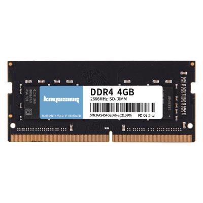 China KIMASING LAPTOP RAM MEMORY LAPTOP SODIMM BLACK GOOD QUALITY BLACK BOARD 1.2V DDR4 4G 2666 for sale