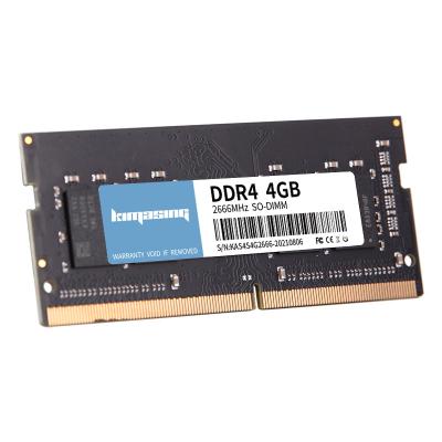 China KIMASING LAPTOP RAM MEMORY LAPTOP SODIMM BLACK GOOD QUALITY BLACK BOARD 1.2V DDR4 4G 2666 for sale