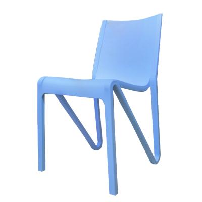 China Creative modern simple plastic dining chair cooling back cafe leisure chair plastic chair for sale