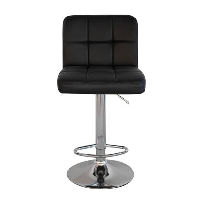 China Stylish Leather Comfotable High PU Bar Stool Swivel Chairs Seat Stools Bar Chairs for sale